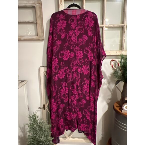 Soft Surroundings size large XL long kimono kaftan cardigan - Picture 6 of 6